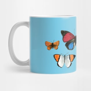 Watercolour Butterflies - Joyful pattern by Cecca Designs Mug